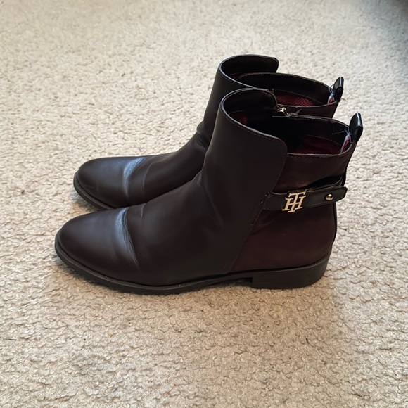 Tommy Hilfiger Irsela Boots Size 10 Color Brown Gold - Picture 5 of 11